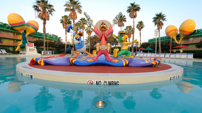 The 2 POOLS at Disney's All-Star Movies! (2023) - Resort Rat