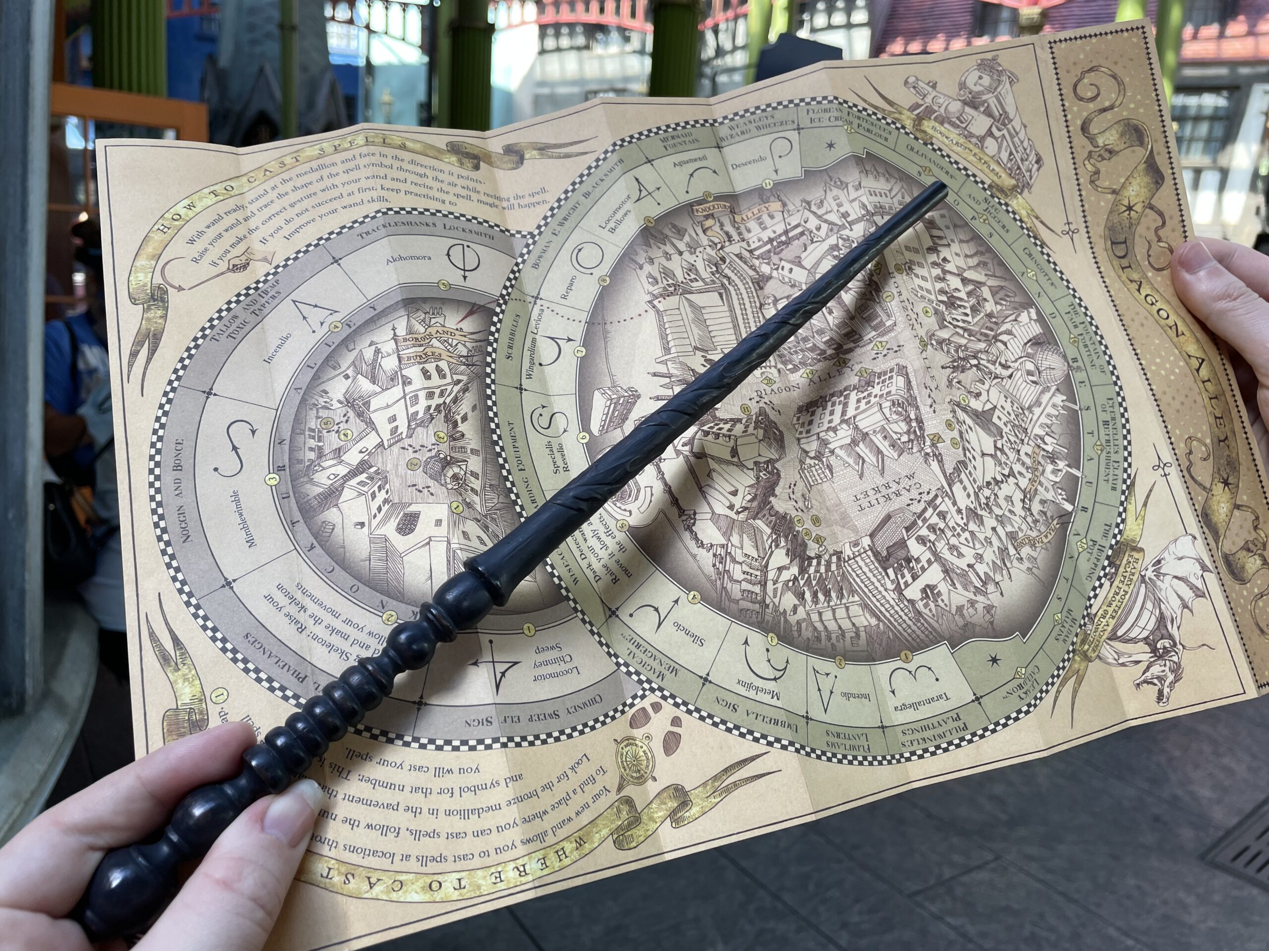 The Best Universal Orlando Harry Potter Wands The Park Prodigy   Harry Potter Wand Map Scaled 