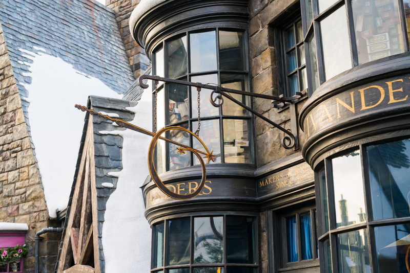 universal studios harry potter wand store