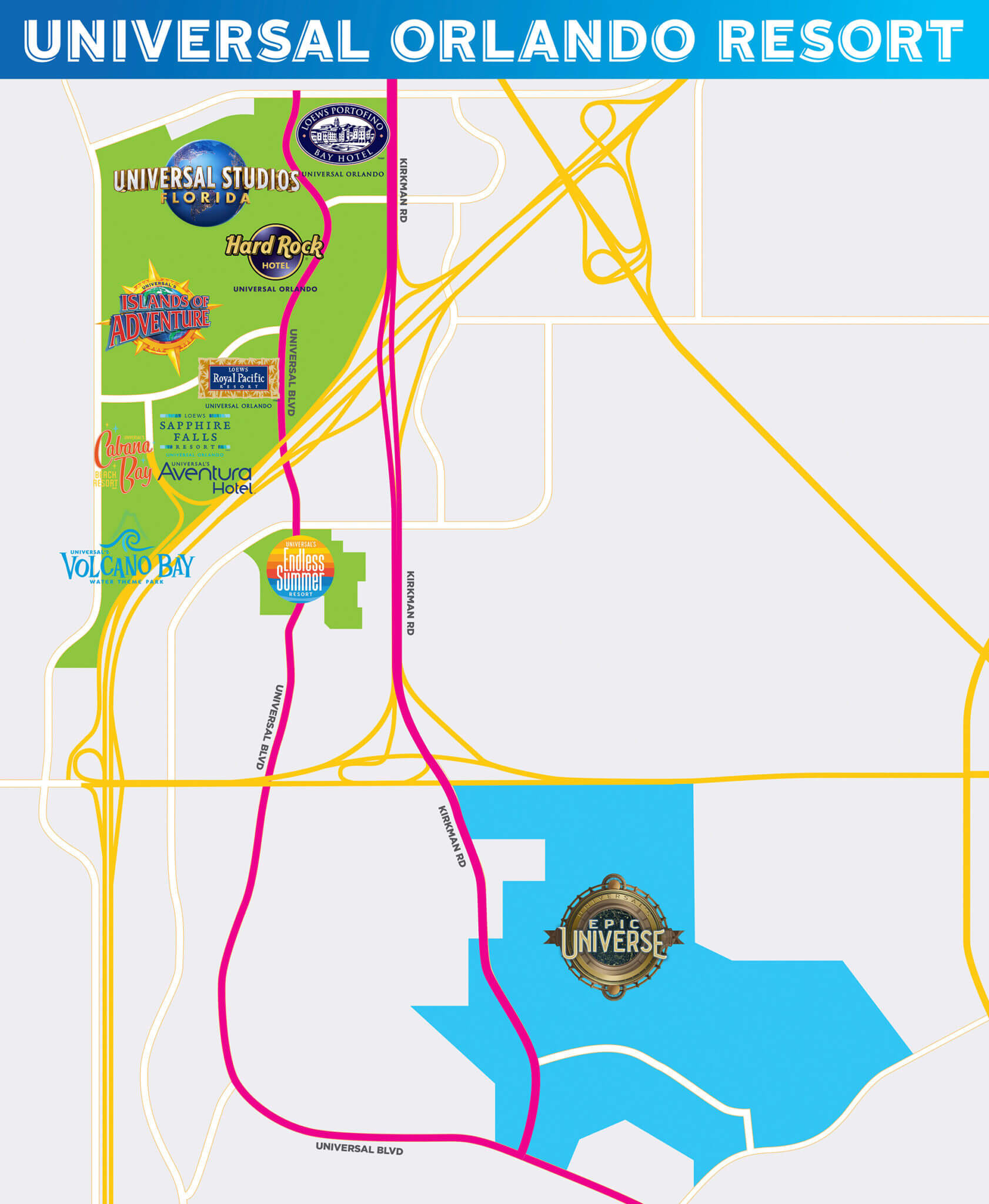 Universal Orlando Resort Park Maps - Universal Studios Orlando Vacation  Packages, Discounts, Hotels, Park Tickets