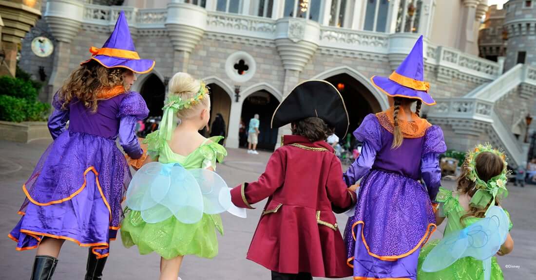 Trick-or-treat trails at Mickey's Not So Scary Halloween Party