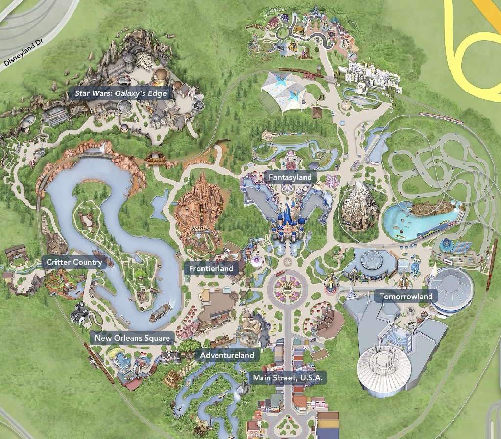 Disneyland-map