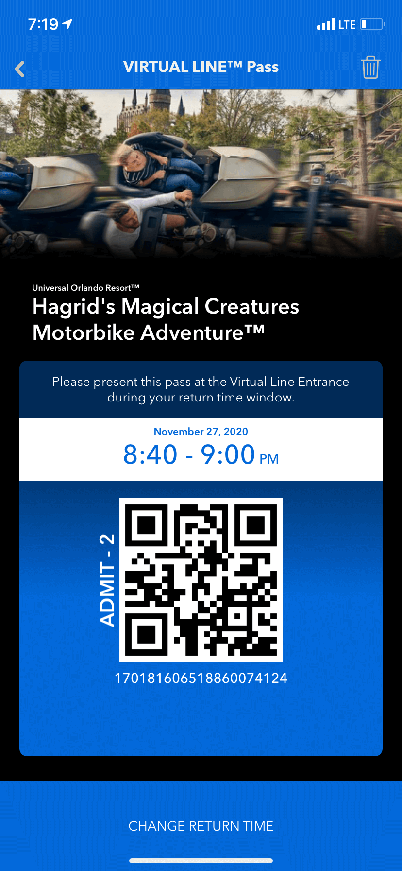Hagrid's Virtual Line
