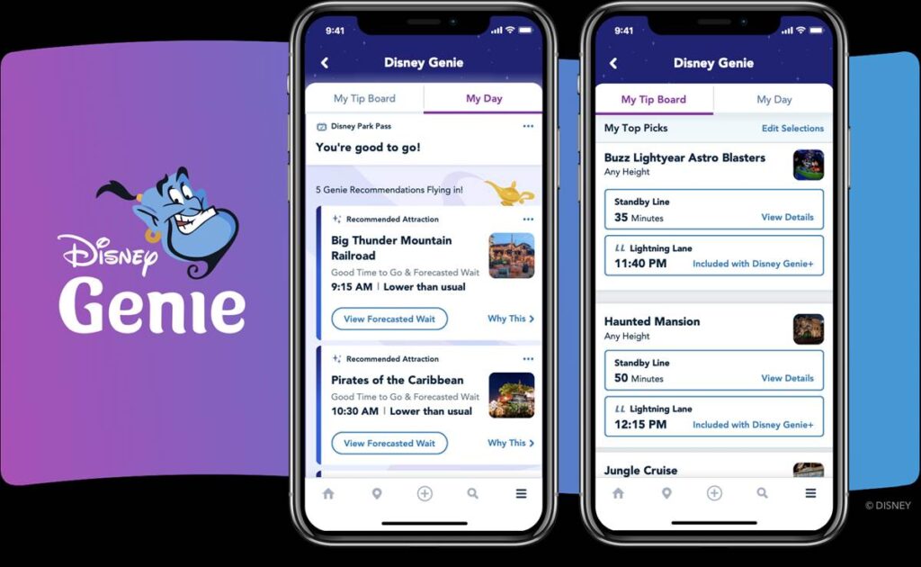 Disneyland-genie-plus-mobile-app